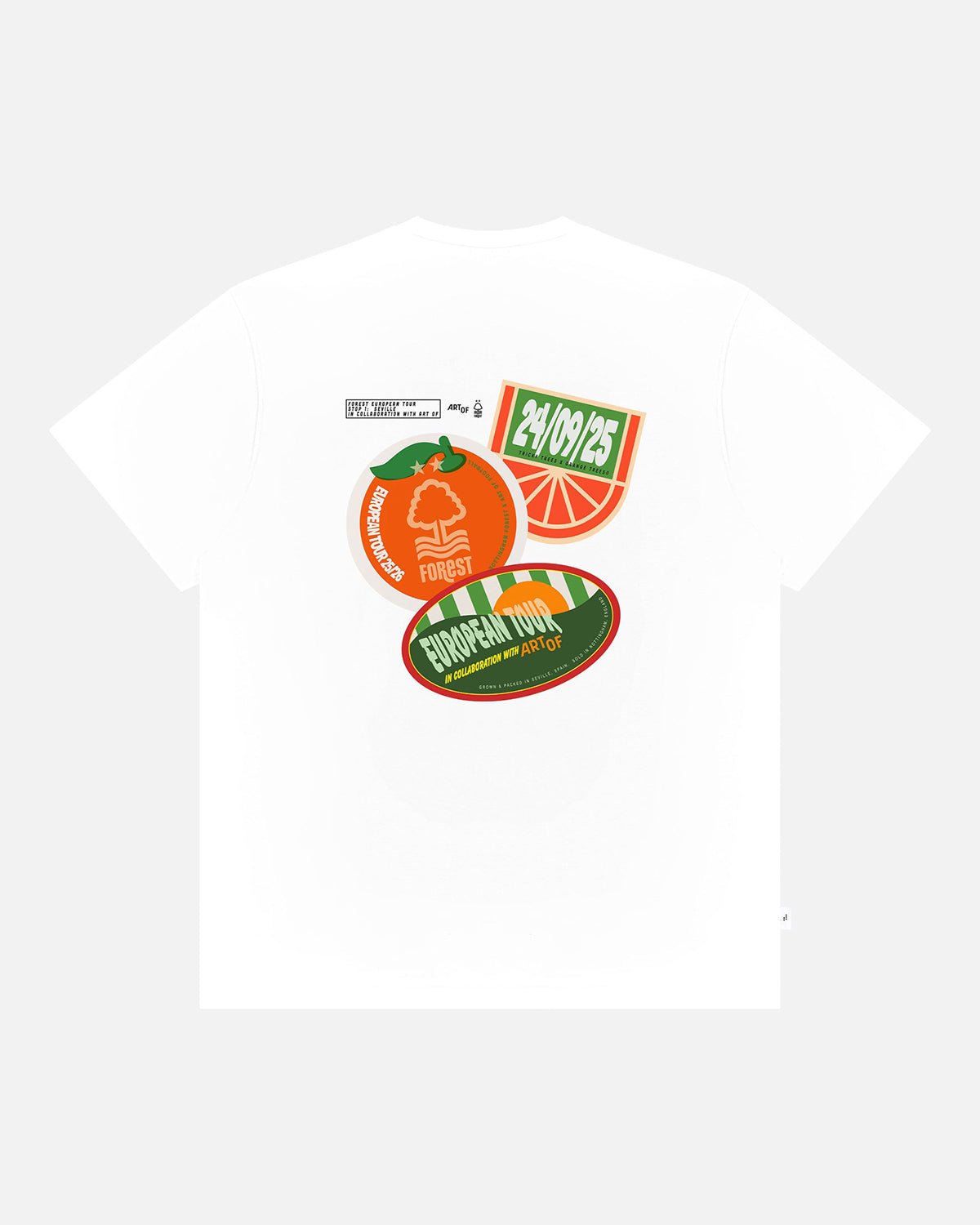 Art of NFFC Forest in Seville White T-Shirt - Nottingham Forest FC