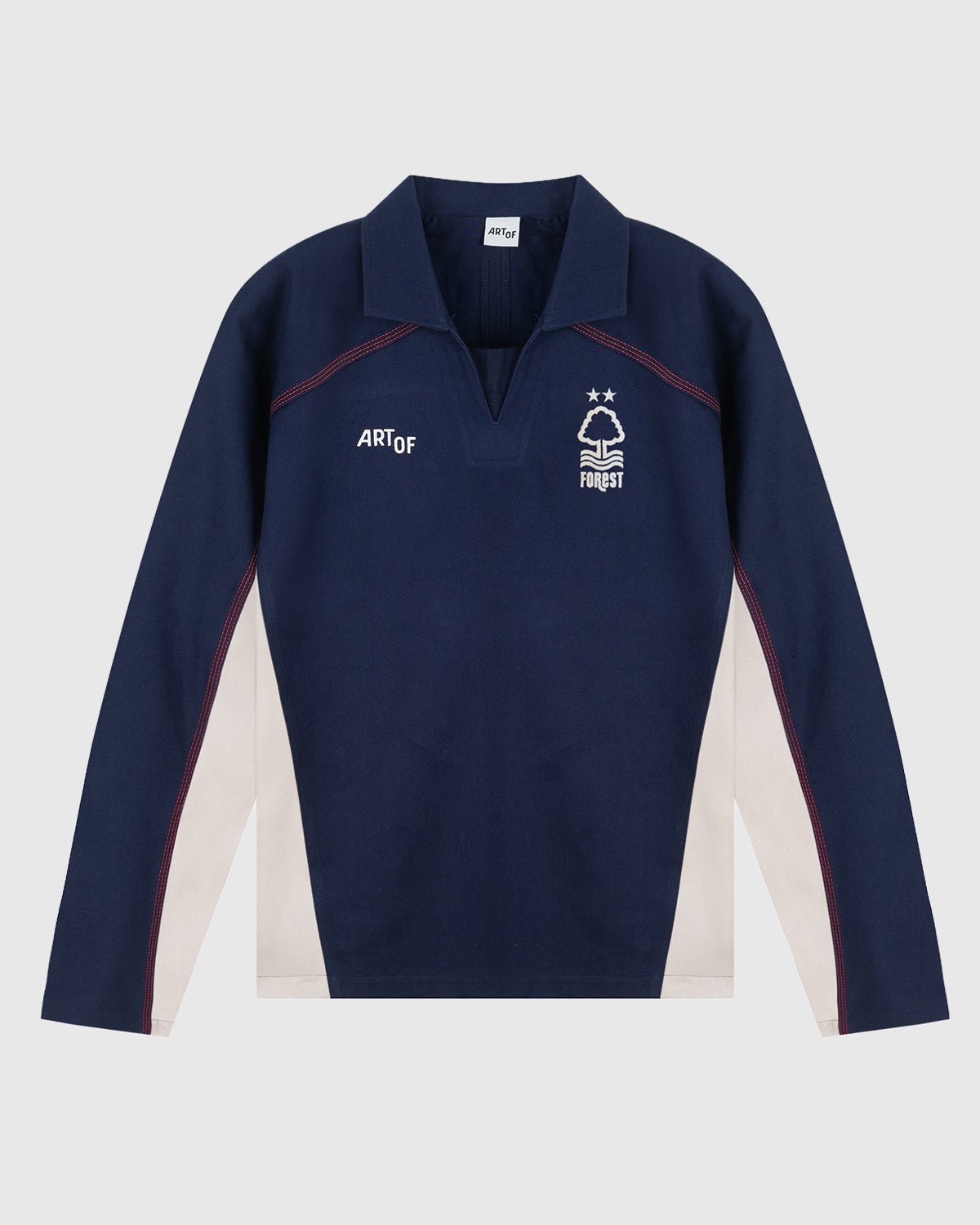 Art of NFFC Navy 90s Drill Top - Nottingham Forest FC
