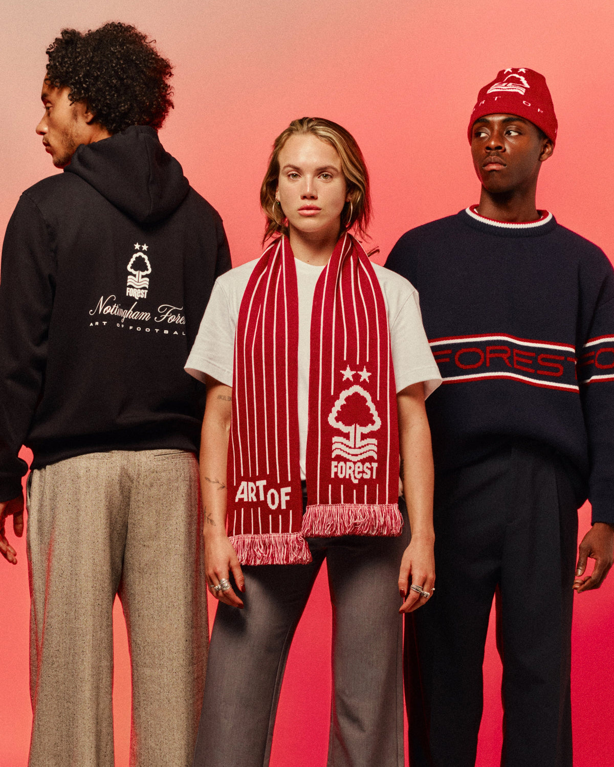 Art of NFFC Red Heritage Scarf