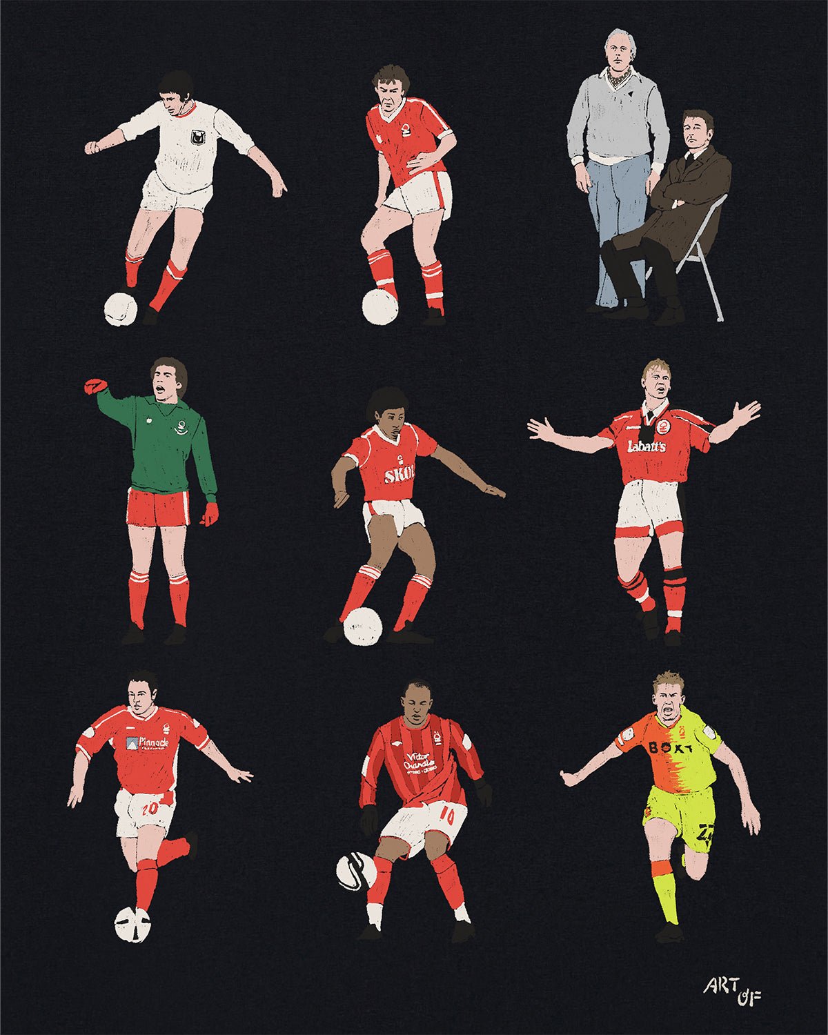 ART OF x NFFC Generations T-Shirt - Nottingham Forest FC