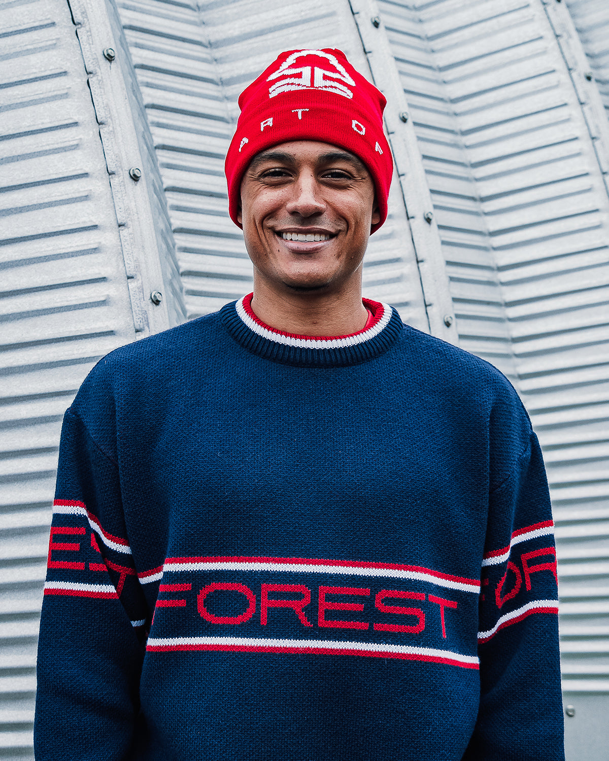 Art of NFFC Red Heritage Beanie