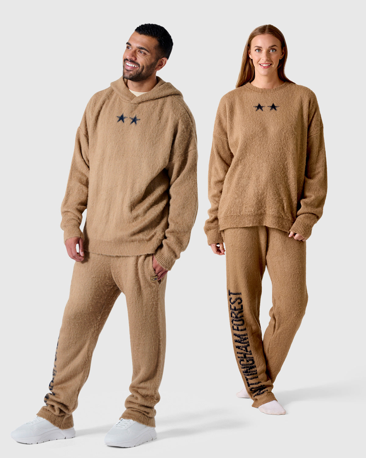 NFFC Camel Brushed Knit Pants