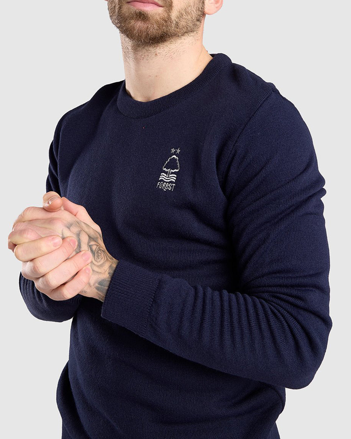 NFFC Navy Essential Knit Crewneck