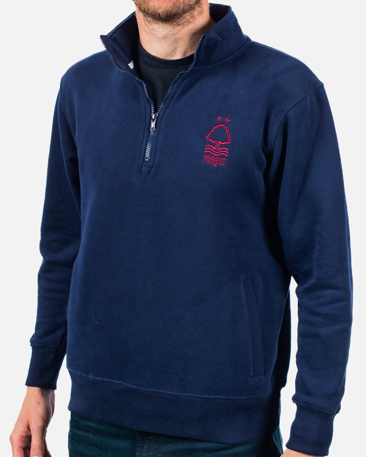 NFFC Navy Essential 1/4  Zip Top