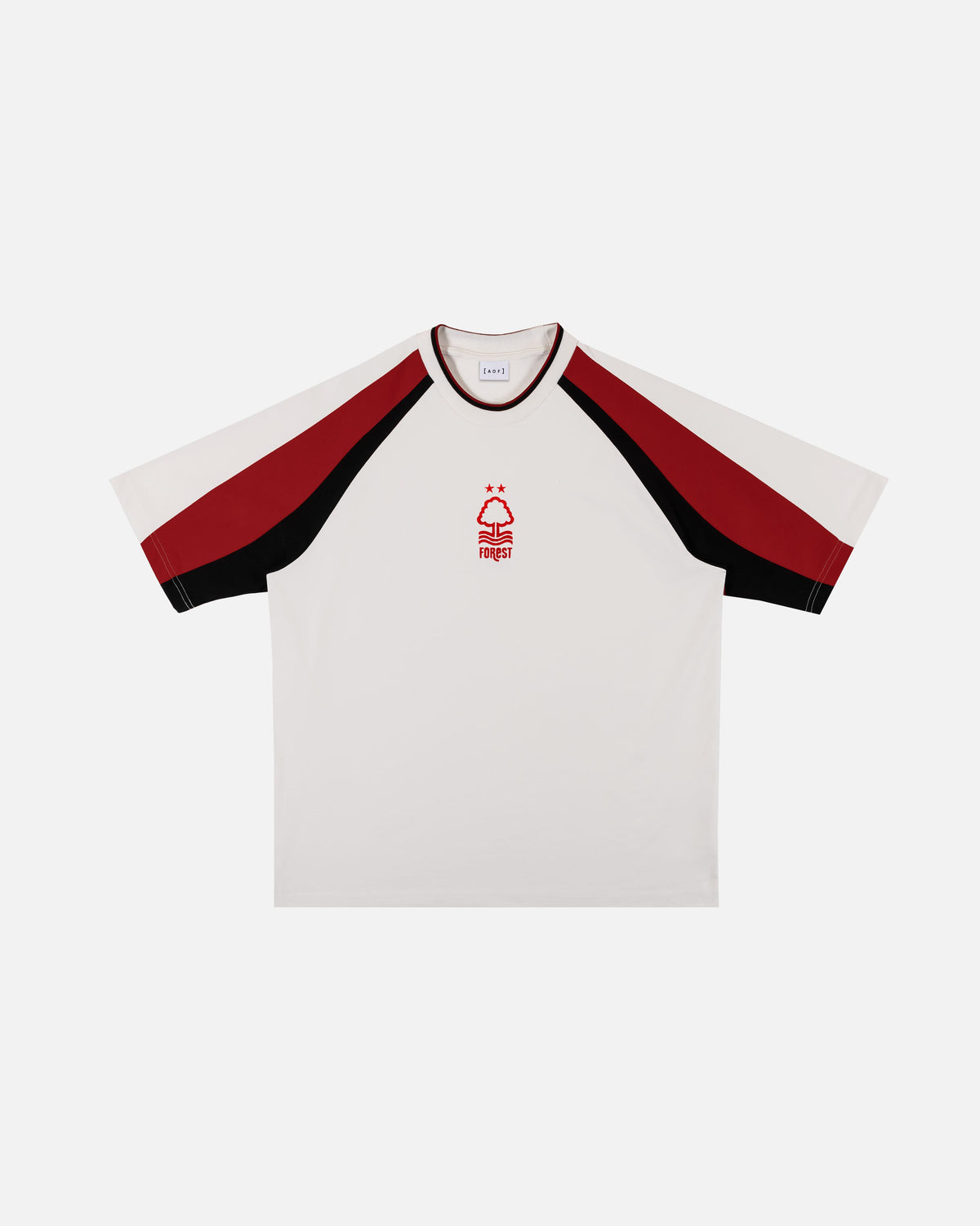 Art of NFFC 90s Oversized Panelled White Tee