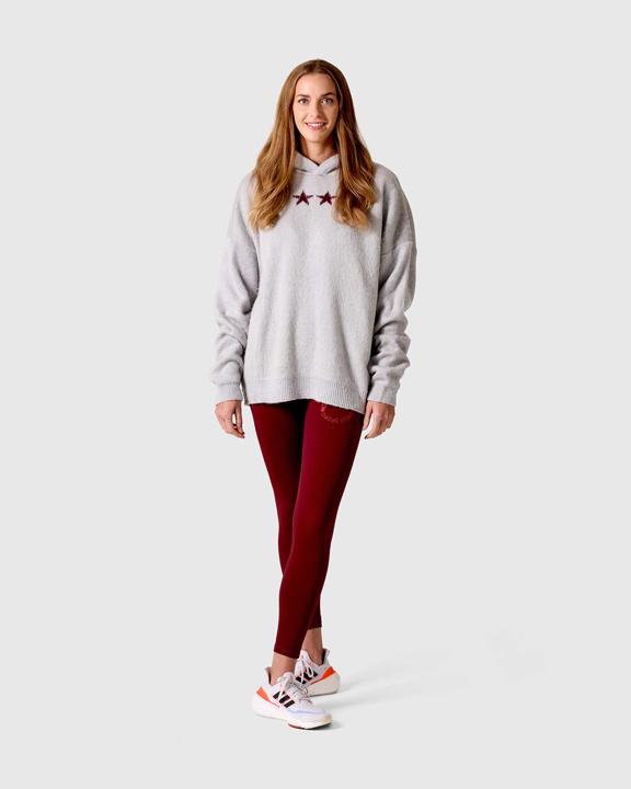 NFFC Silver Brushed Knit Hoodie