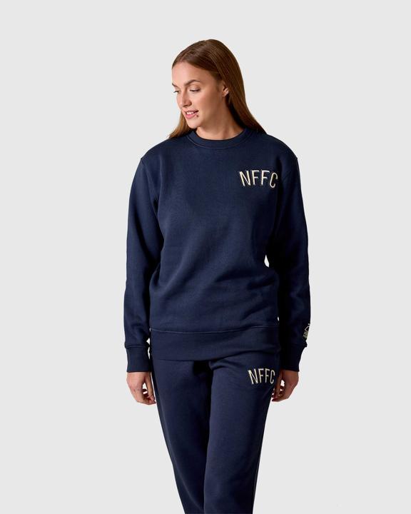NFFC Navy Varsity Crew Neck Sweatshirt