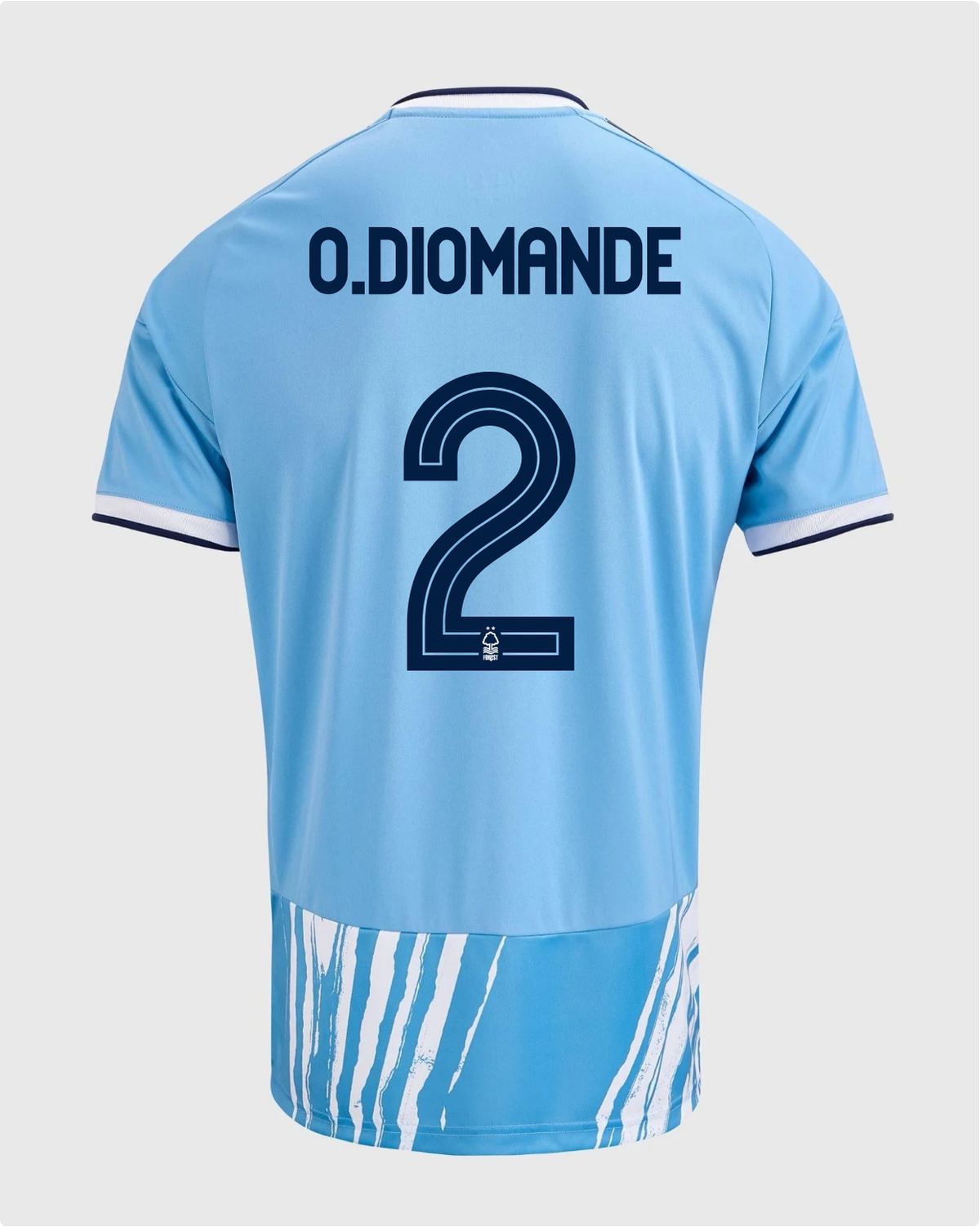 NFFC 26/27 Third Shirt with O.Diomande 2 NFFC Printing