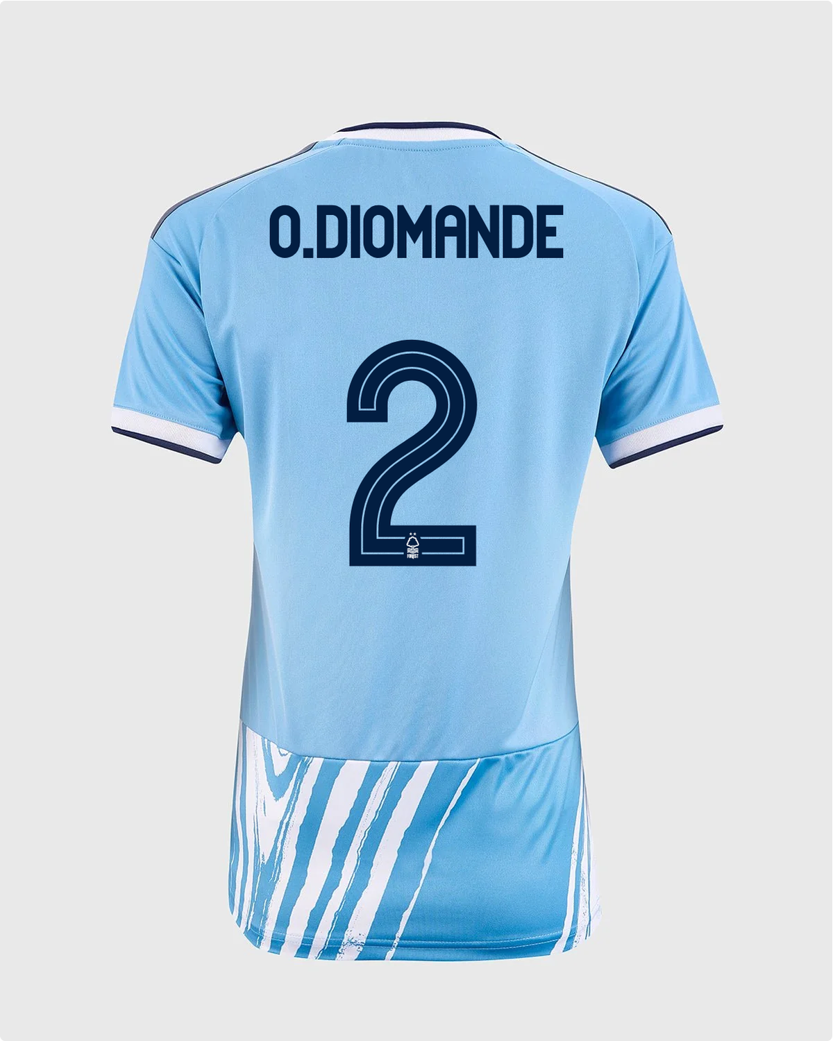 NFFC 26/27 Women's Third Shirt with O.Diomande 2 NFFC Printing