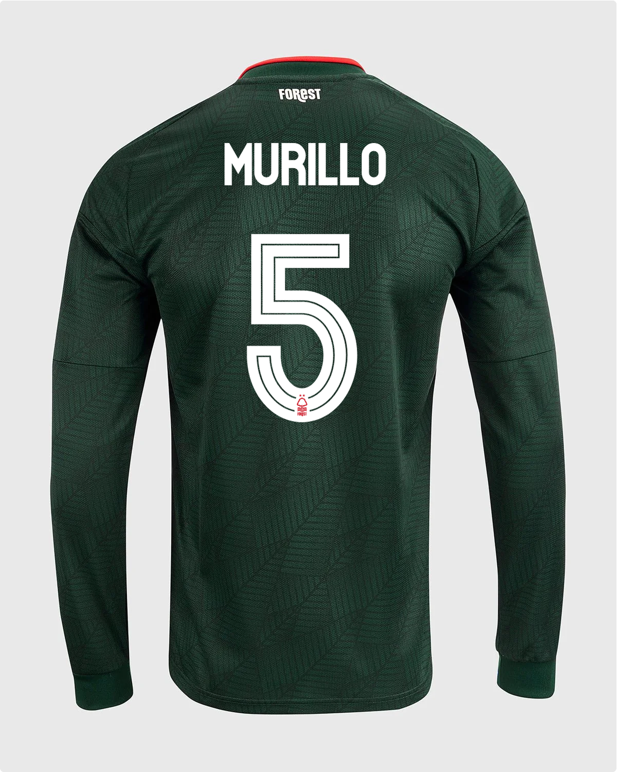 NFFC 26/27 Long Sleeve Away Shirt with Murillo 5 NFFC Printing