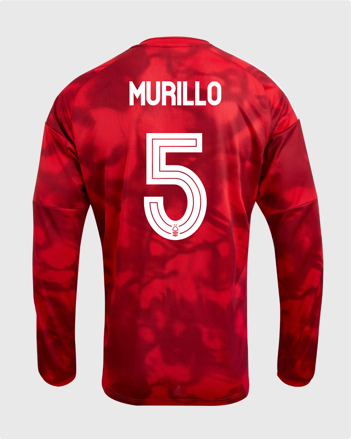 NFFC 26/27 Long Sleeve Home Shirt with Murillo 5 NFFC Printing