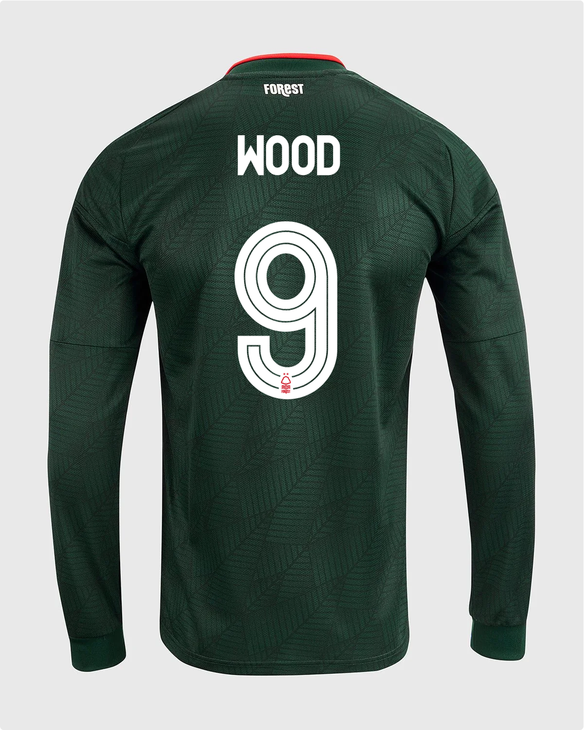 NFFC 26/27 Long Sleeve Away Shirt with Wood 9 NFFC Printing