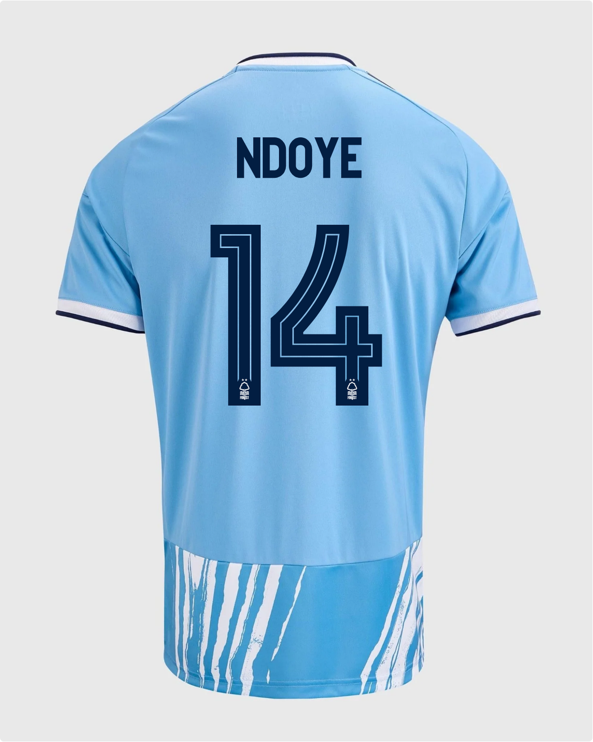 NFFC 26/27 Third Shirt with Ndoye 14 NFFC Printing
