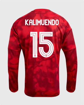 NFFC 26/27 Long Sleeve Home Shirt with Kalimuendo 15 NFFC Printing