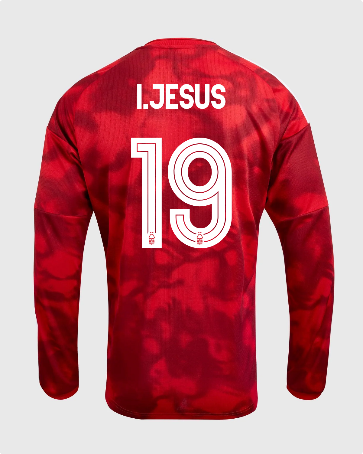 NFFC 26/27 Long Sleeve Home Shirt with Igor Jesus 11 NFFC Printing