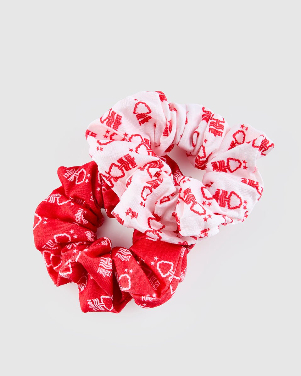 NFFC 2 Pack Hair Scrunchies - Nottingham Forest FC