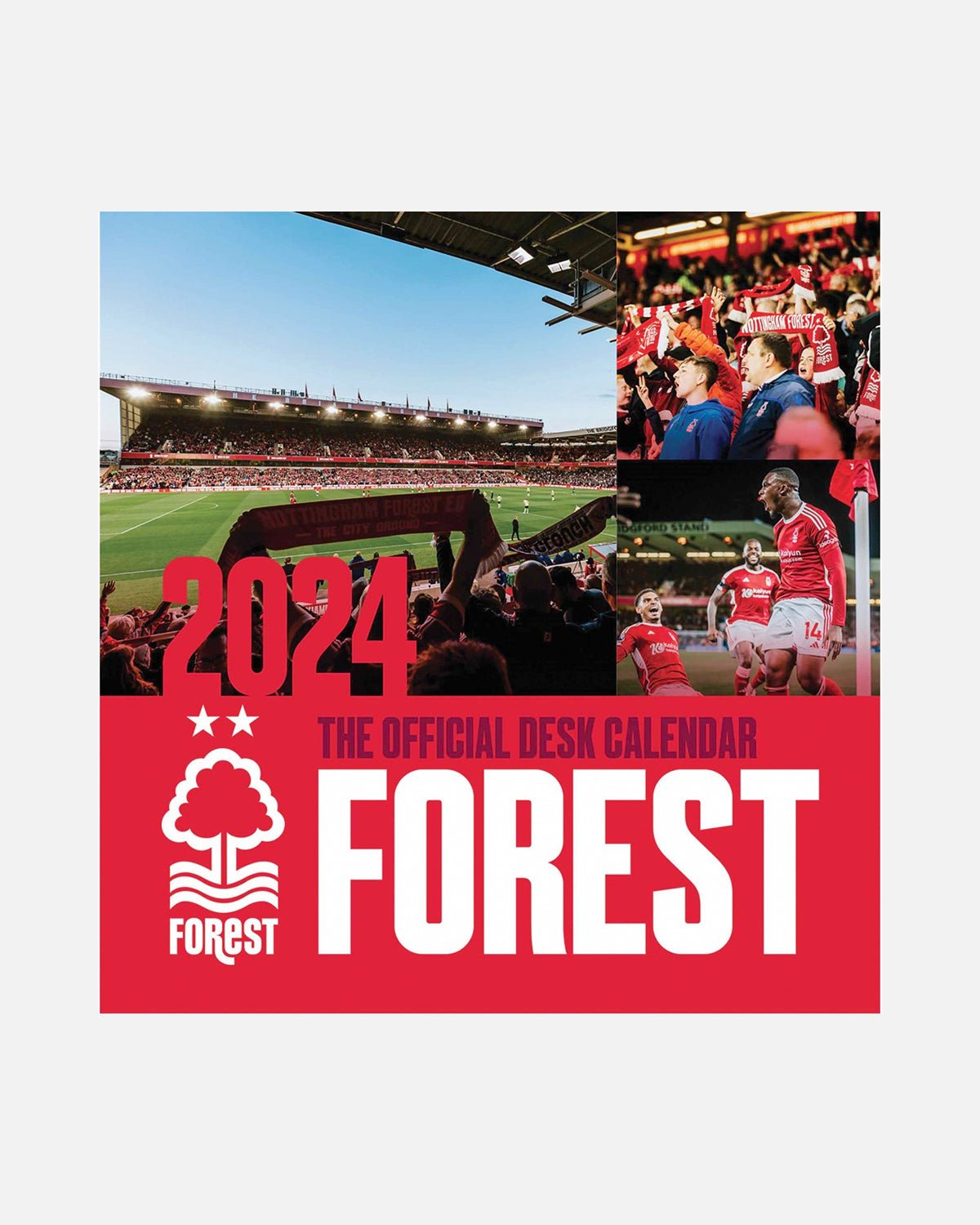 NFFC 2024 Easel Calendar - Nottingham Forest FC