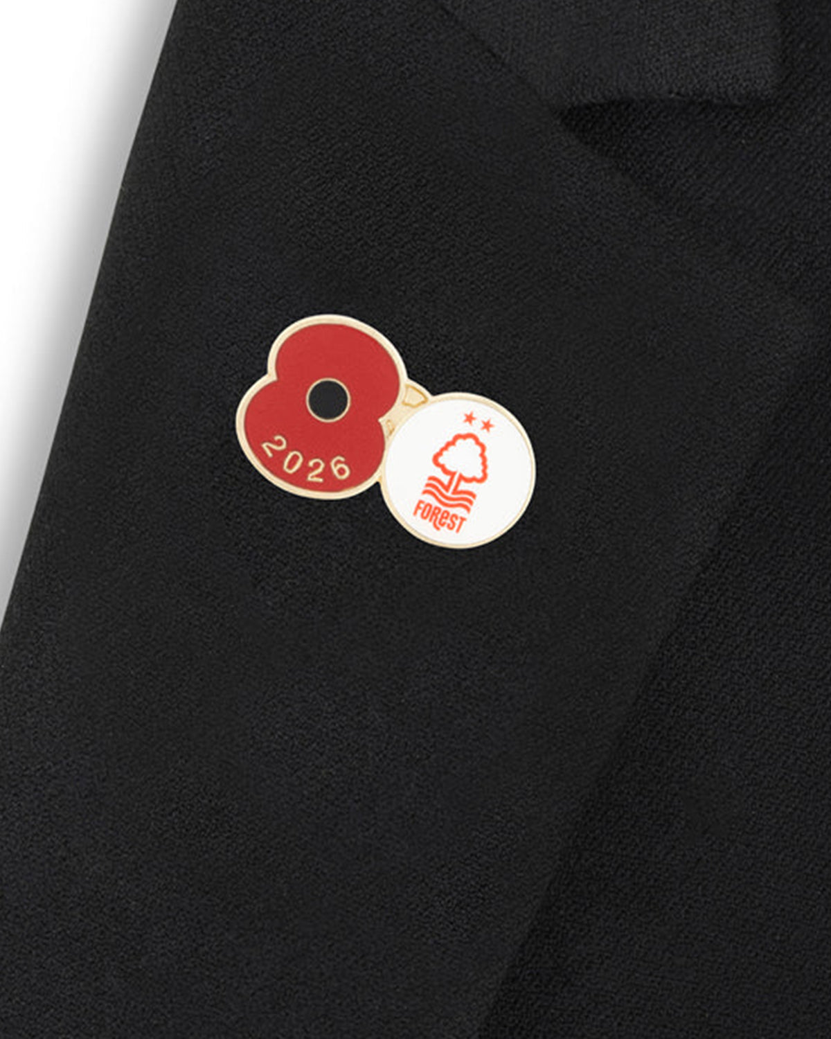 NFFC 2026 Poppy Pin Badge - Nottingham Forest FC