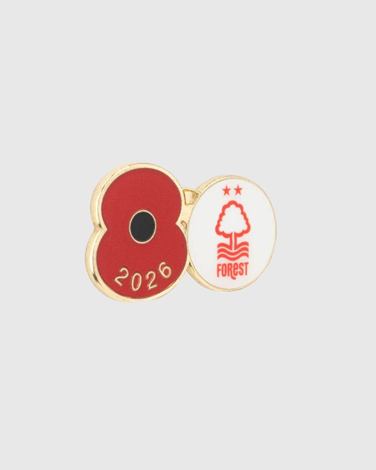 NFFC 2026 Poppy Pin Badge - Nottingham Forest FC