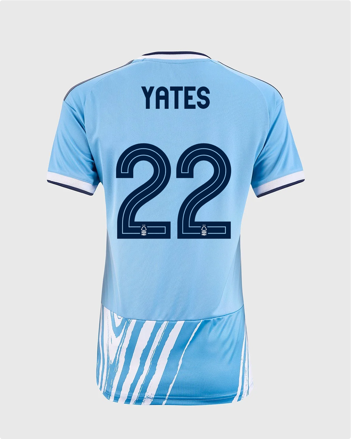 NFFC 26/27 Women's Third Shirt with Yates 22 NFFC Printing