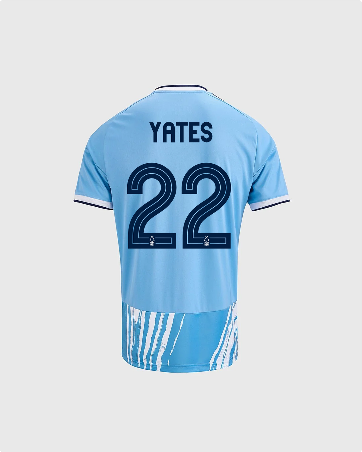 NFFC 26/27 Junior Third Shirt with Yates 22 NFFC Printing