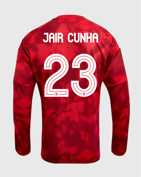 NFFC 26/27 Long Sleeve Home Shirt with Jair Cunha 23 NFFC Printing