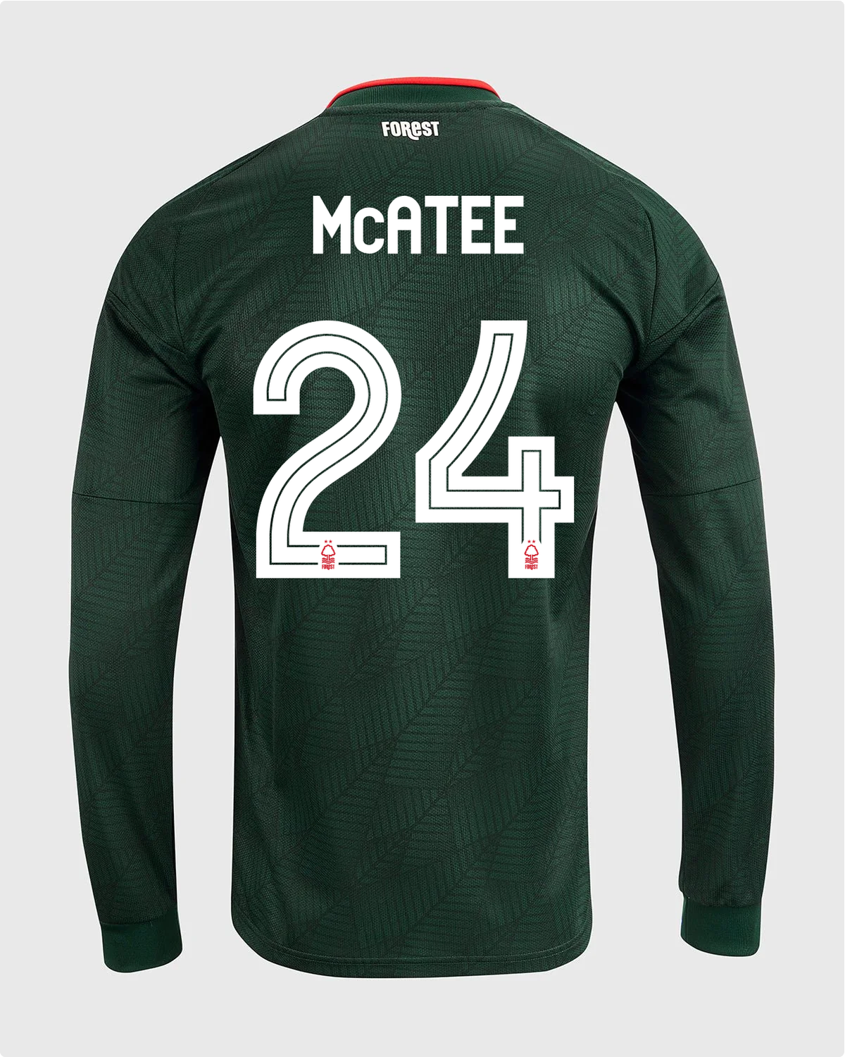 NFFC 26/27 Long Sleeve Away Shirt with McAtee 24 NFFC Printing
