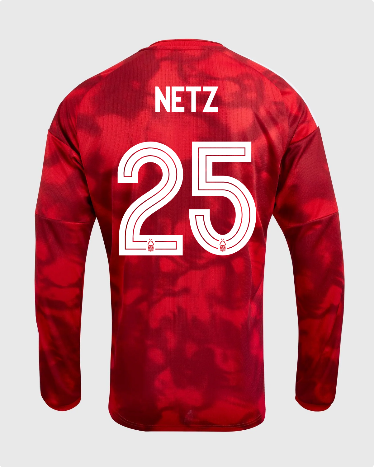 NFFC 26/27 Long Sleeve Home Shirt with Netz 25 NFFC Printing