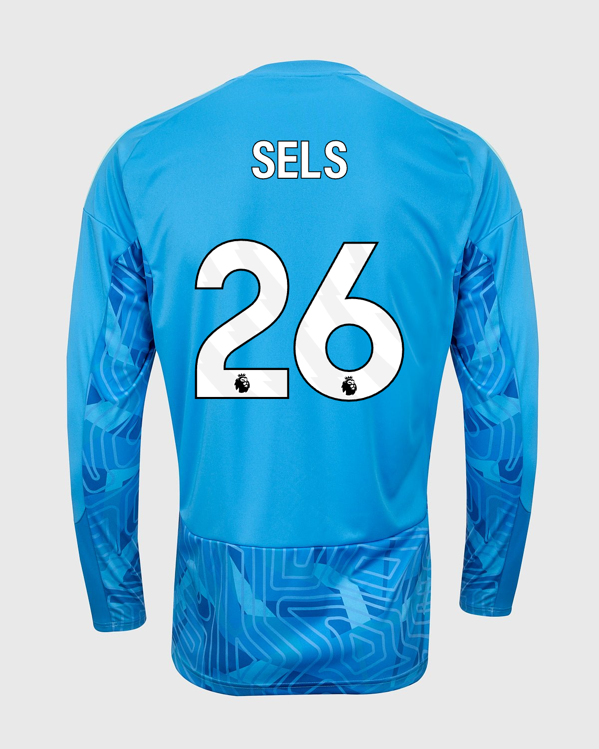 NFFC 26/27 Blue Long Sleeve Goalkeeper Shirt with Sels 26 Premier League Printing