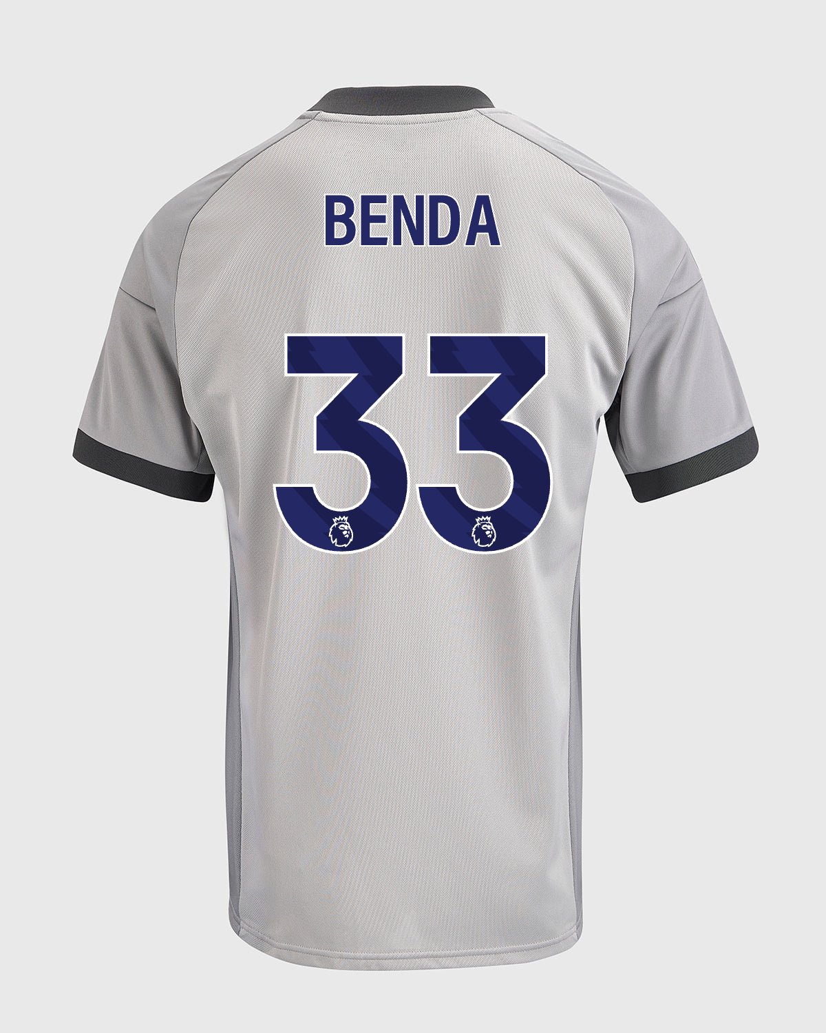 NFFC 26/27 Grey Short Sleeve Goalkeeper Shirt with Benda 33 Premier League Printing