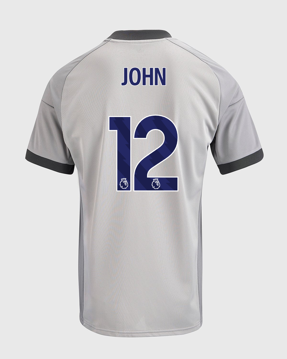 NFFC 26/27 Grey Short Sleeve Goalkeeper Shirt with John 12 Premier League Printing