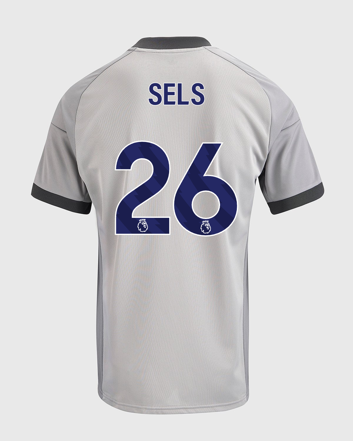 NFFC 26/27 Grey Short Sleeve Goalkeeper Shirt with Sels 26 Premier League Printing