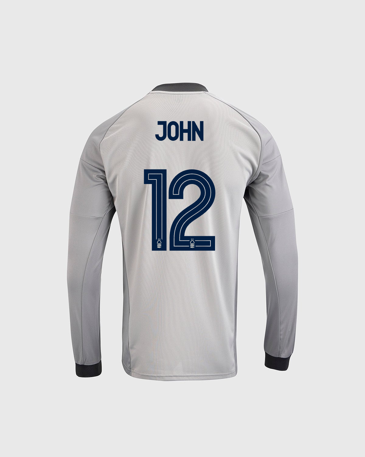 NFFC 26/27 Junior Grey Goalkeeper Shirt with John 12 NFFC Printing