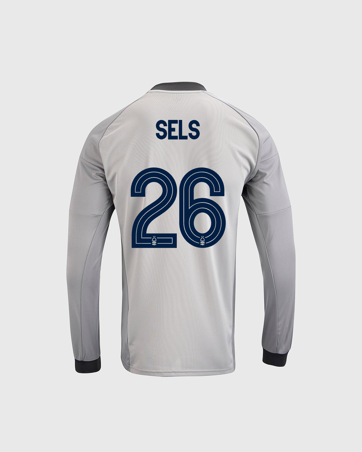 NFFC 26/27 Junior Grey Goalkeeper Shirt with Sels 26 NFFC Printing
