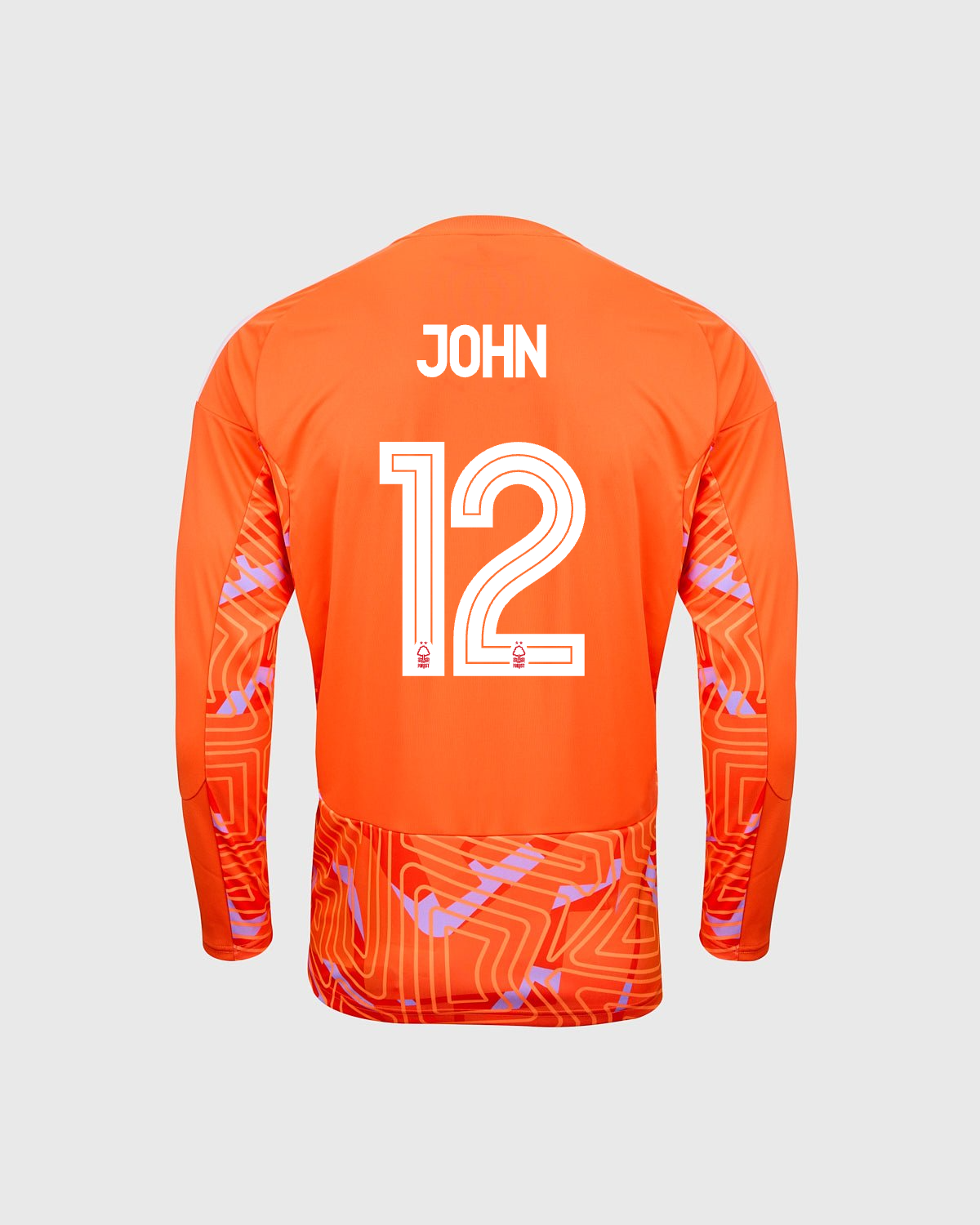 NFFC 26/27 Junior Orange Goalkeeper Shirt with John 12 NFFC Printing