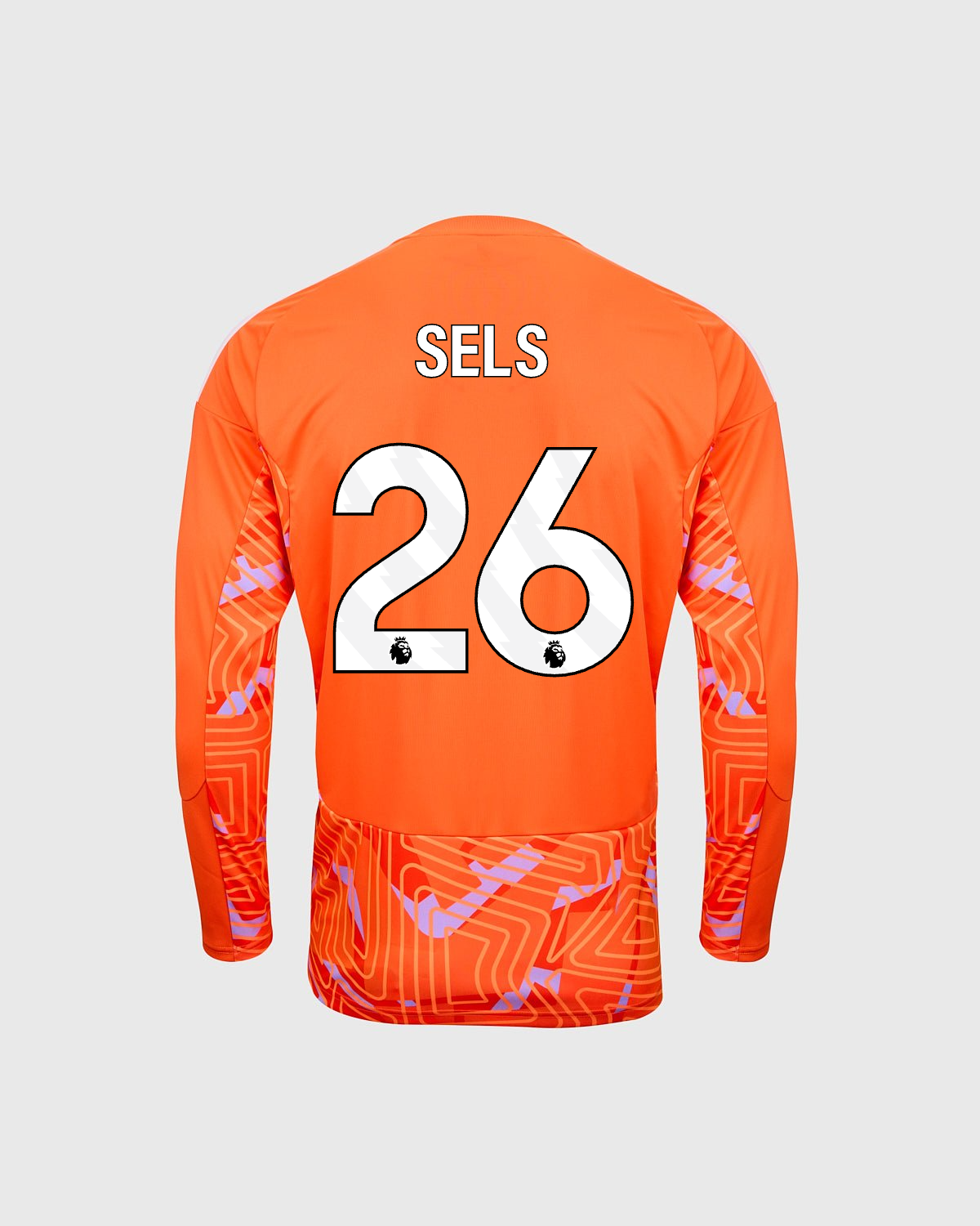 NFFC 26/27 Junior Orange Goalkeeper Shirt with Sels 26 Premier League Printing
