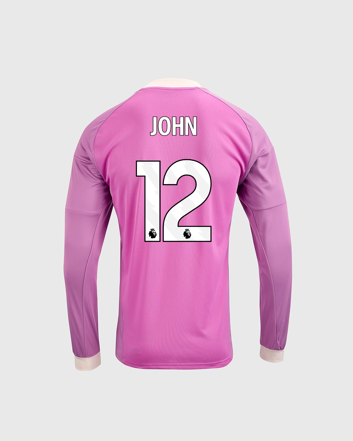NFFC 26/27 Junior Pink Goalkeeper Shirt with John 12 Premier League Printing