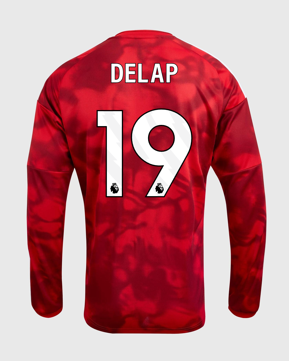 NFFC 26/27 Long Sleeve Home Shirt with Delap 19 Premier League Printing