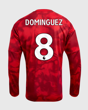 NFFC 26/27 Long Sleeve Home Shirt with Dominguez 8 Premier League Printing
