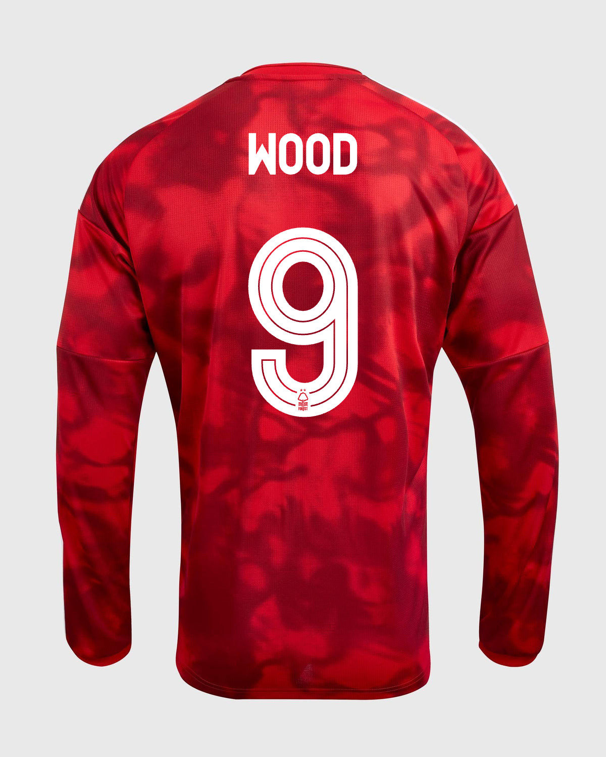 NFFC 26/27 Long Sleeve Home Shirt with Wood 9 NFFC Printing