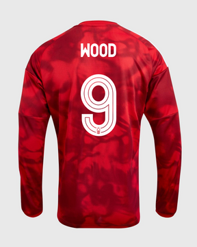 NFFC 26/27 Long Sleeve Home Shirt with Wood 9 NFFC Printing