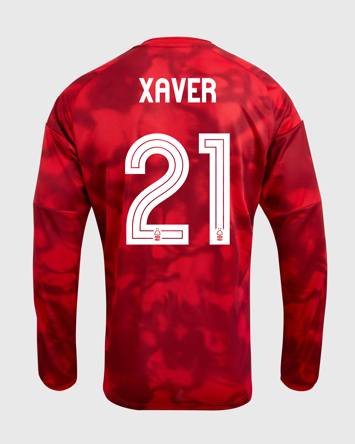 NFFC 26/27 Long Sleeve Home Shirt with Xaver 21 NFFC Printing