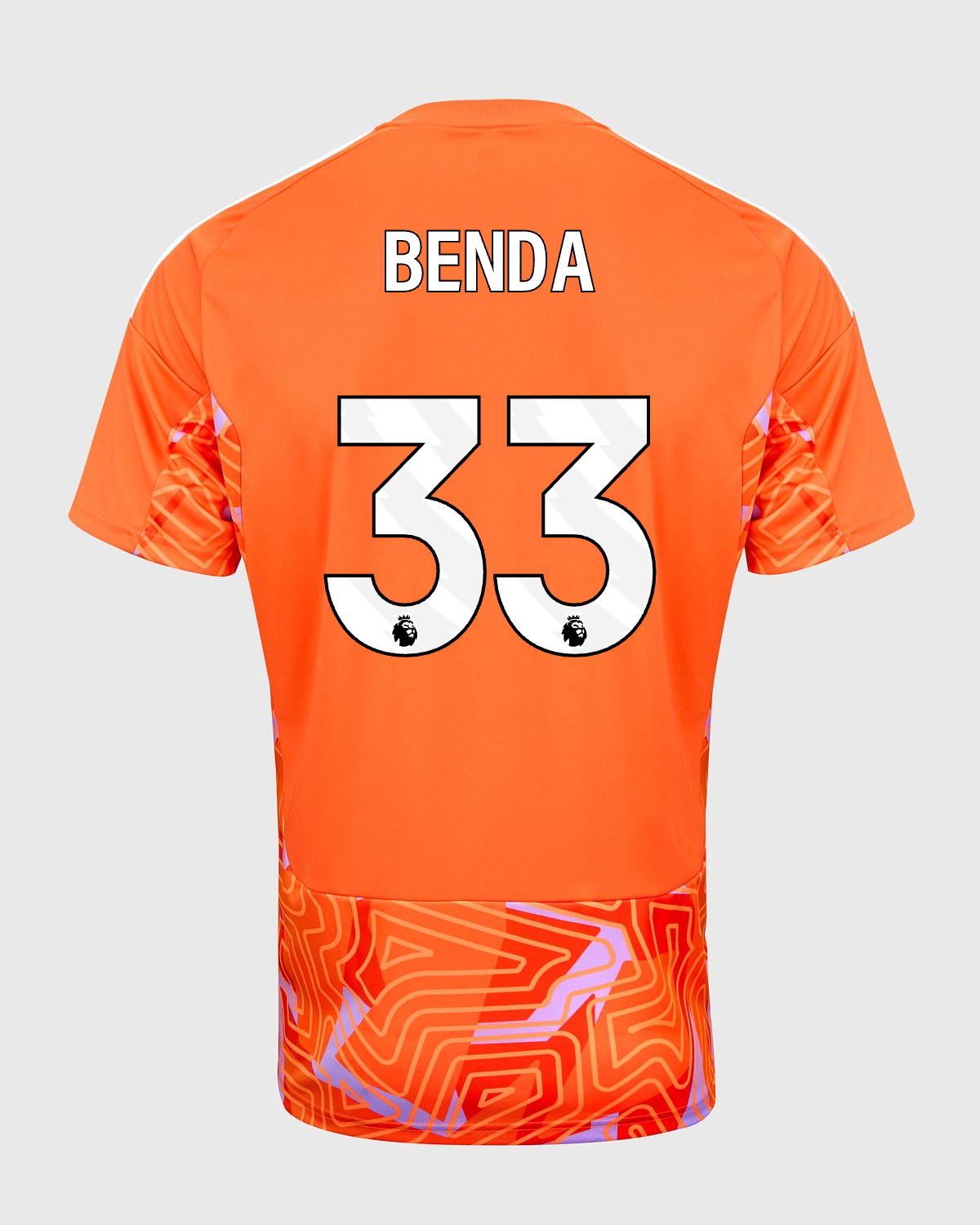 NFFC 26/27 Orange Short Sleeve Goalkeeper Shirt with Benda 33 Premier League Printing