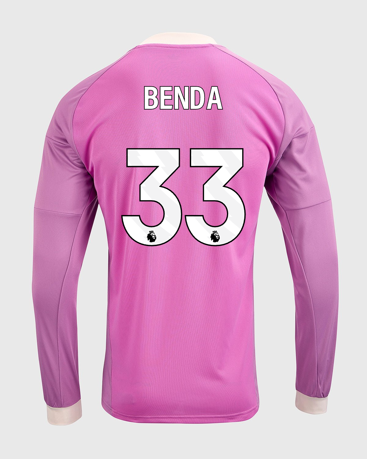 NFFC 26/27 Pink Long Sleeve Goalkeeper Shirt with Benda 33 Premier League Printing