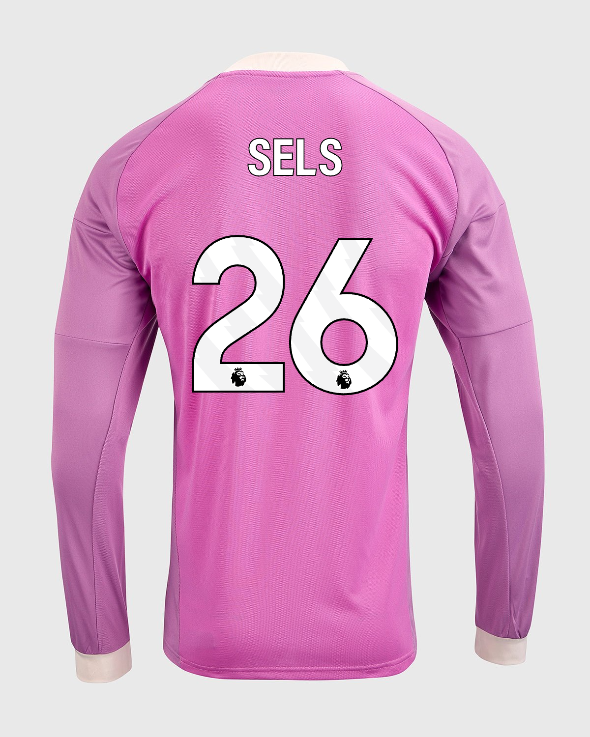 NFFC 26/27 Pink Long Sleeve Goalkeeper Shirt with Sels 26 Premier League Printing