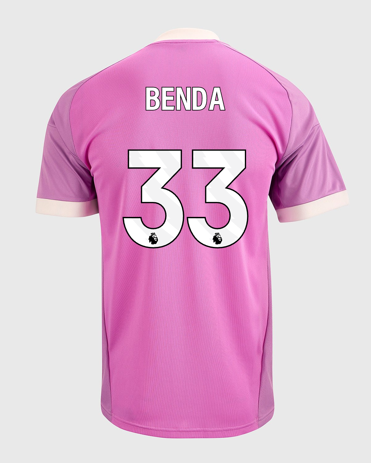 NFFC 26/27 Pink Short Sleeve Goalkeeper Shirt with Benda 33 Premier League Printing