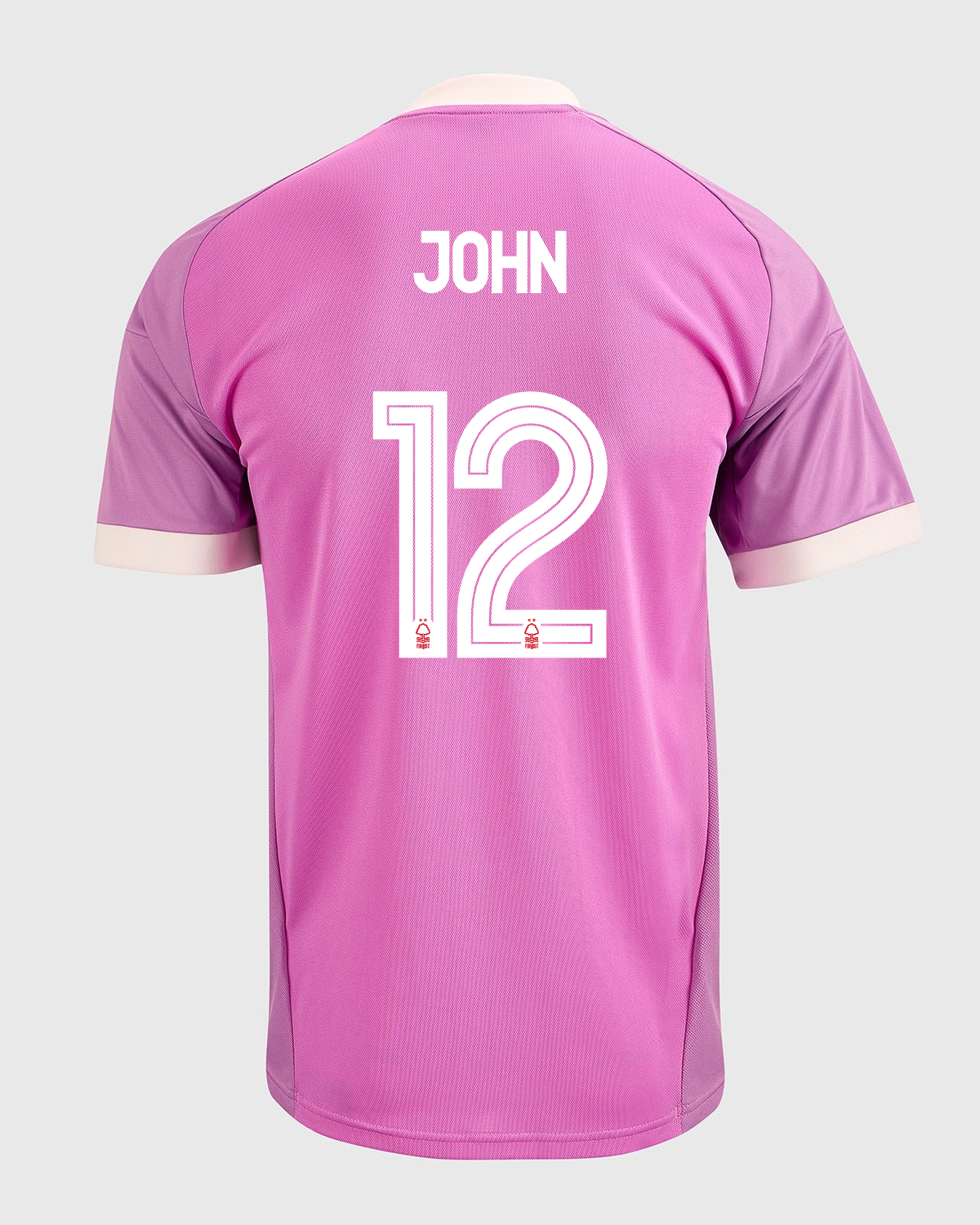 NFFC 26/27 Pink Short Sleeve Goalkeeper Shirt with John 12 NFFC Printing