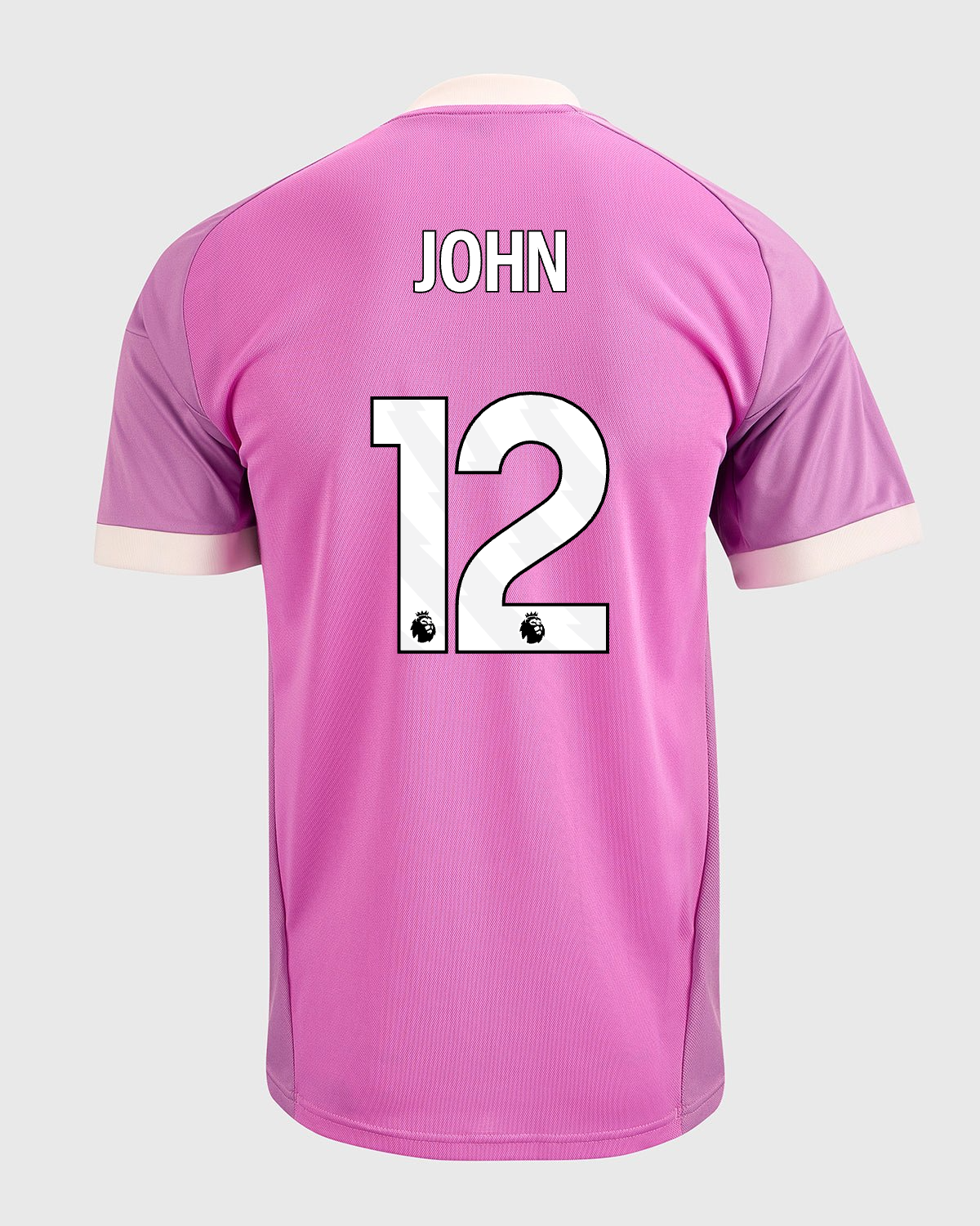 NFFC 26/27 Pink Short Sleeve Goalkeeper Shirt with John 12 Premier League Printing