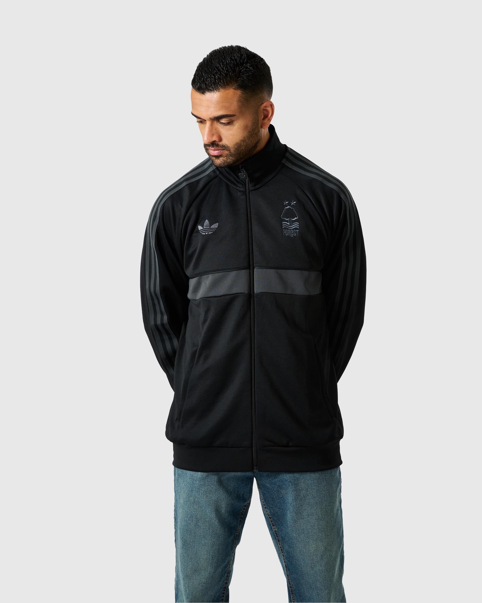 NFFC 26/27 adidas Originals Black Track Top - Nottingham Forest FC