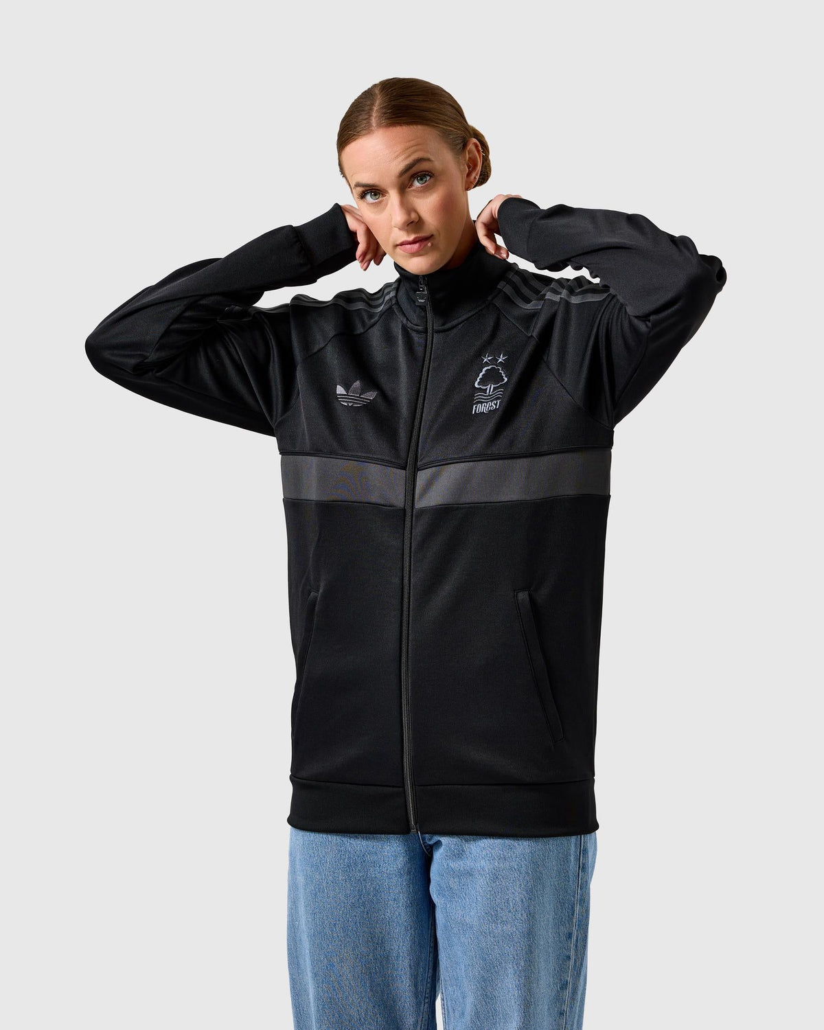 NFFC 26/27 adidas Originals Black Track Top - Nottingham Forest FC
